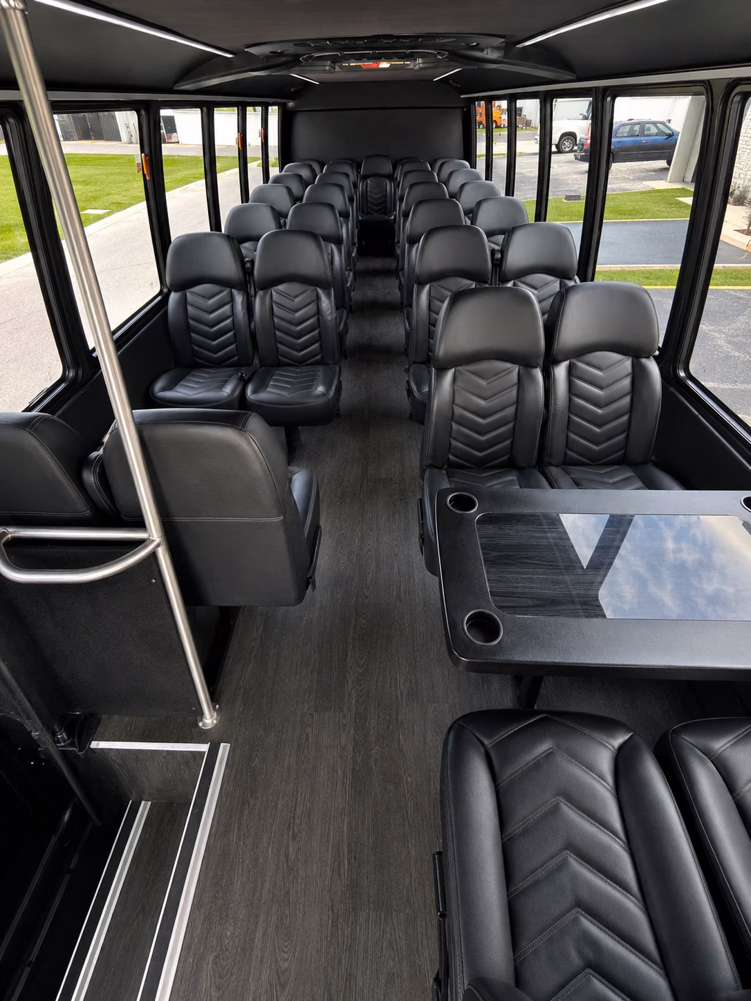 brownsville 15 passenger minibus inside