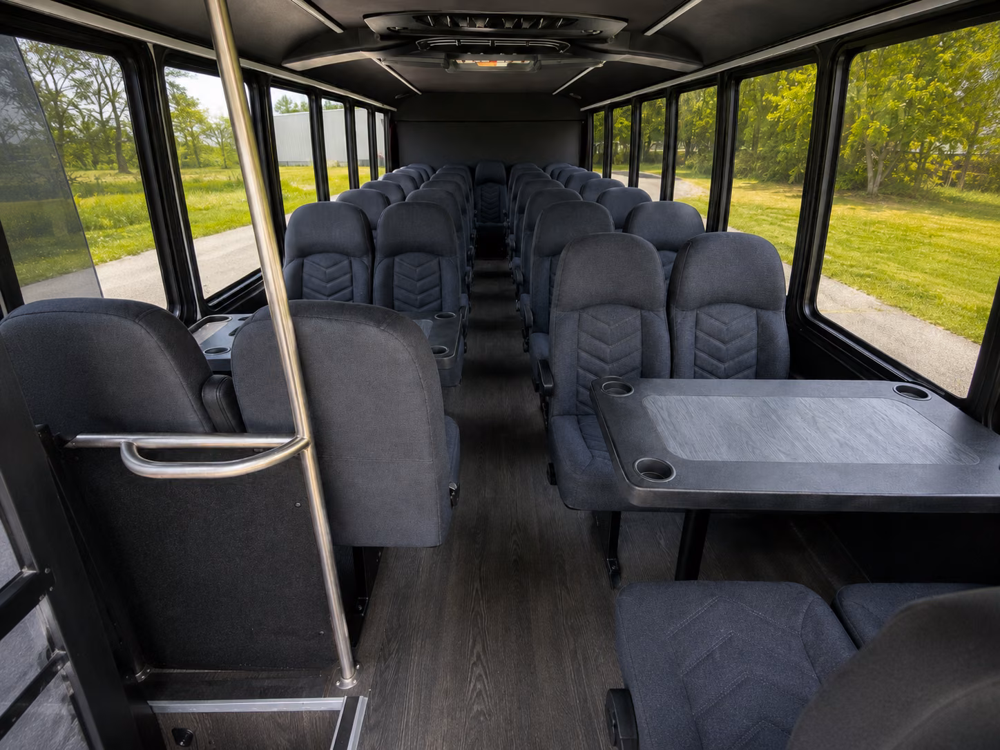 brownsville 18 passenger minibus interior