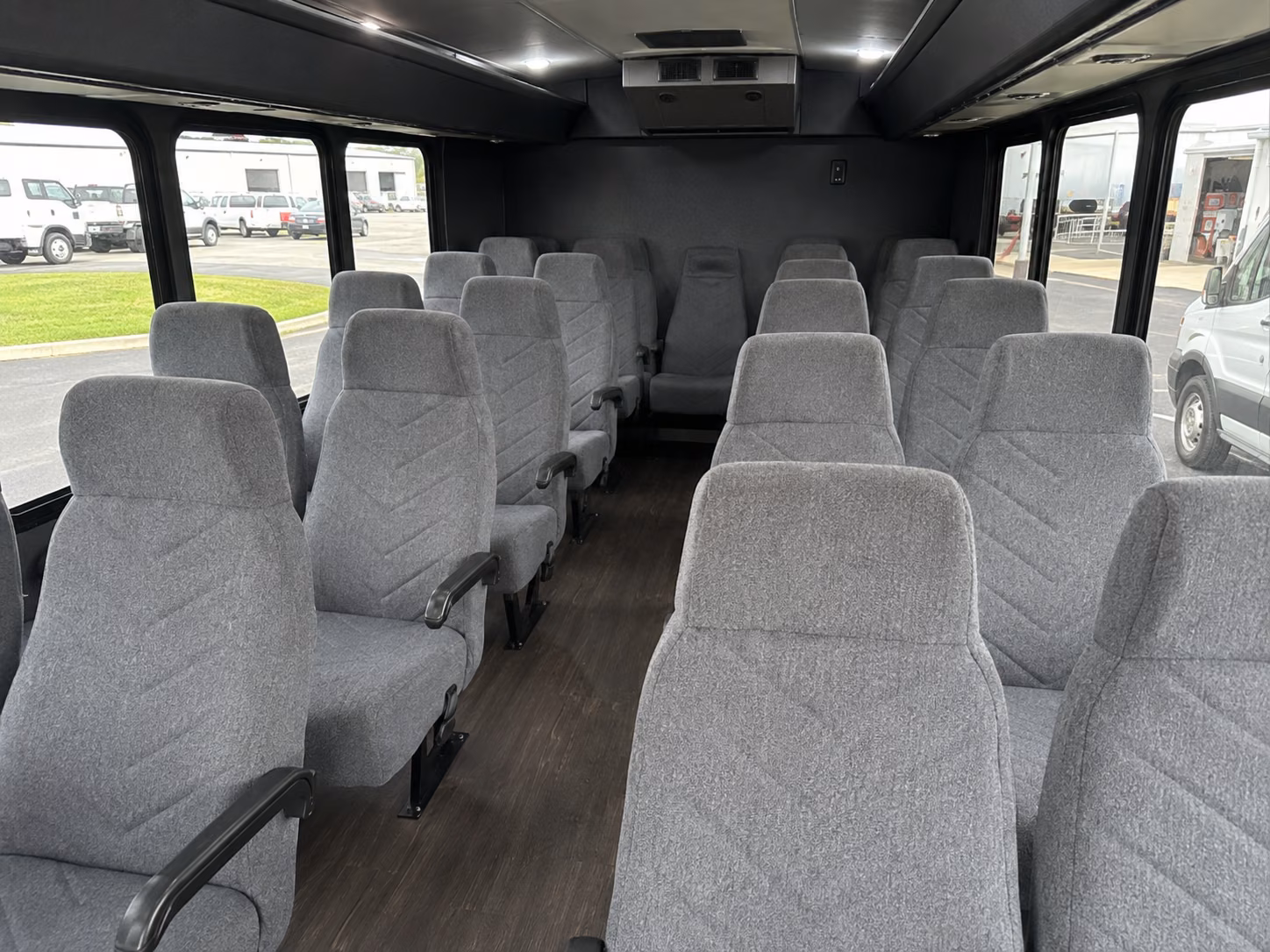brownsville 20 passenger minibus interior