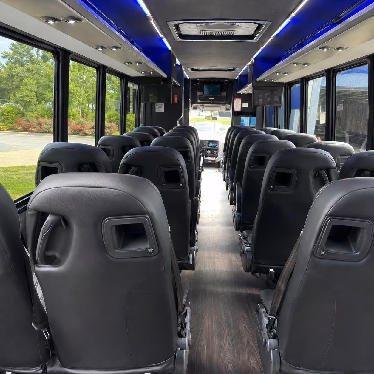brownsville 30 passenger minibus inside