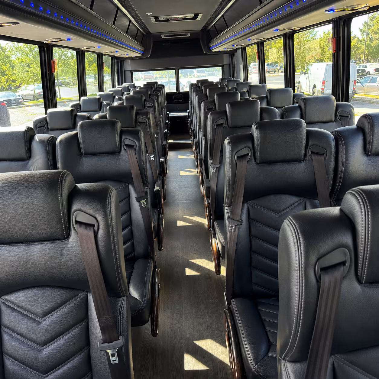 brownsville 30 passenger minibus interior