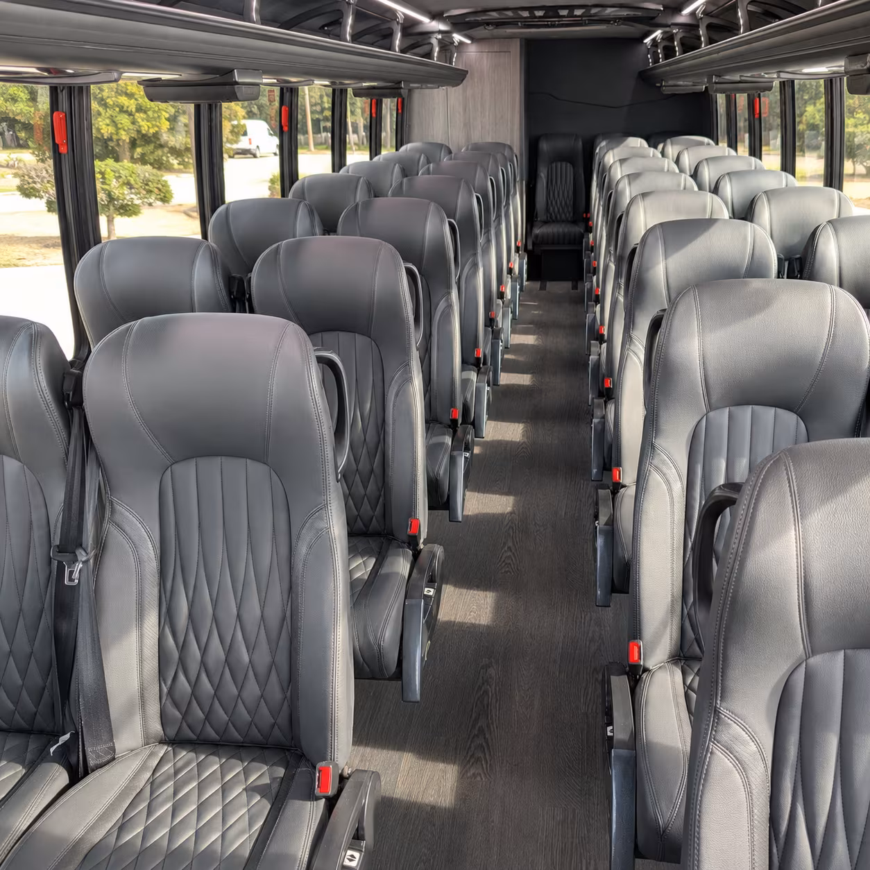 brownsville 35 passenger minibus inside