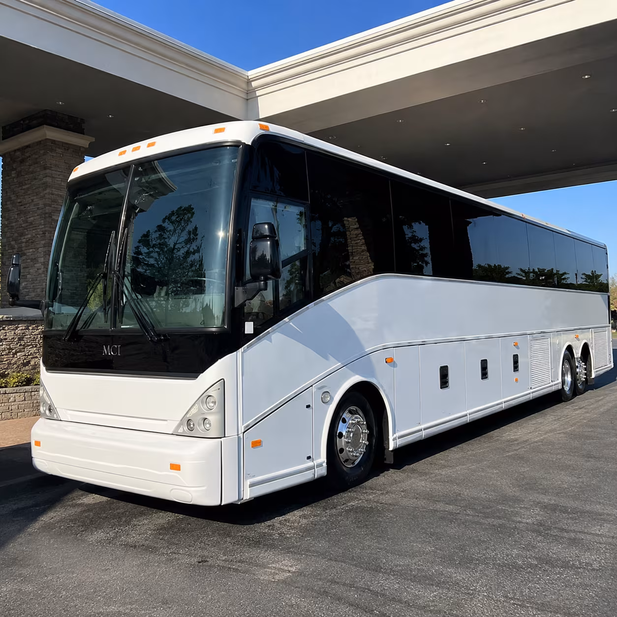 brownsville 56 passenger charter bus