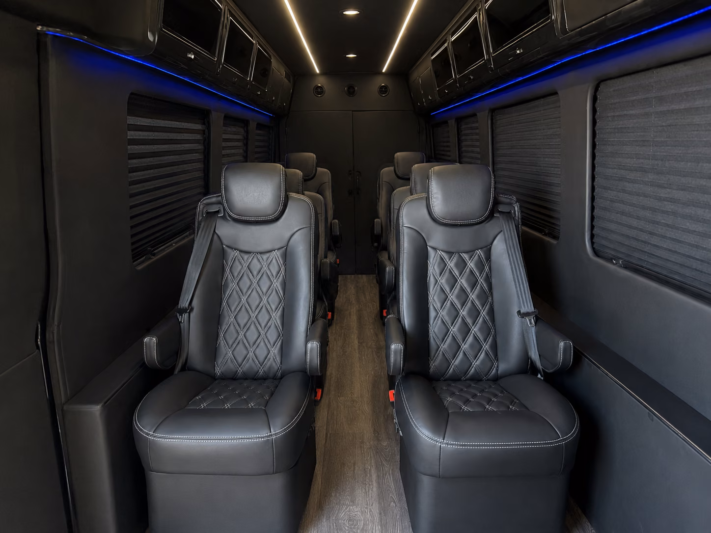 brownsville long distance transportation onboard seating