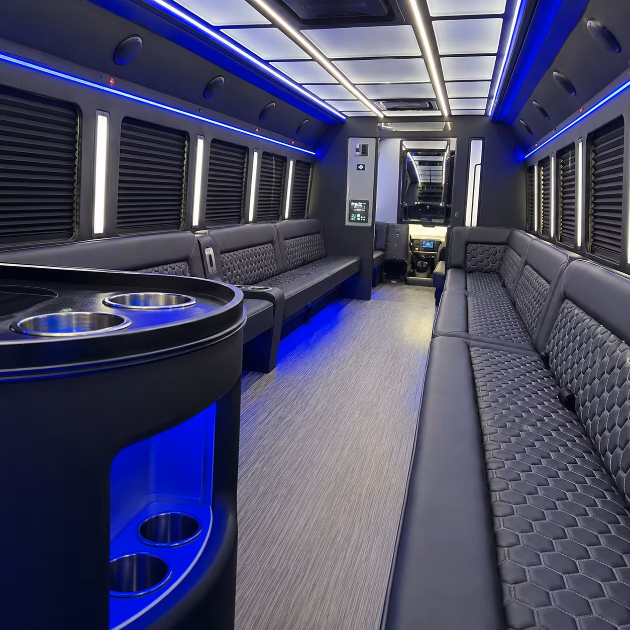 brownsville party bus inside