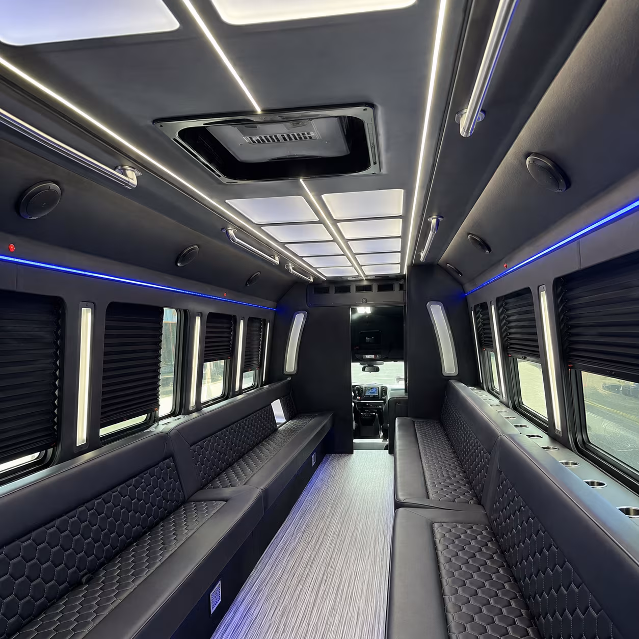 brownsville party bus interior