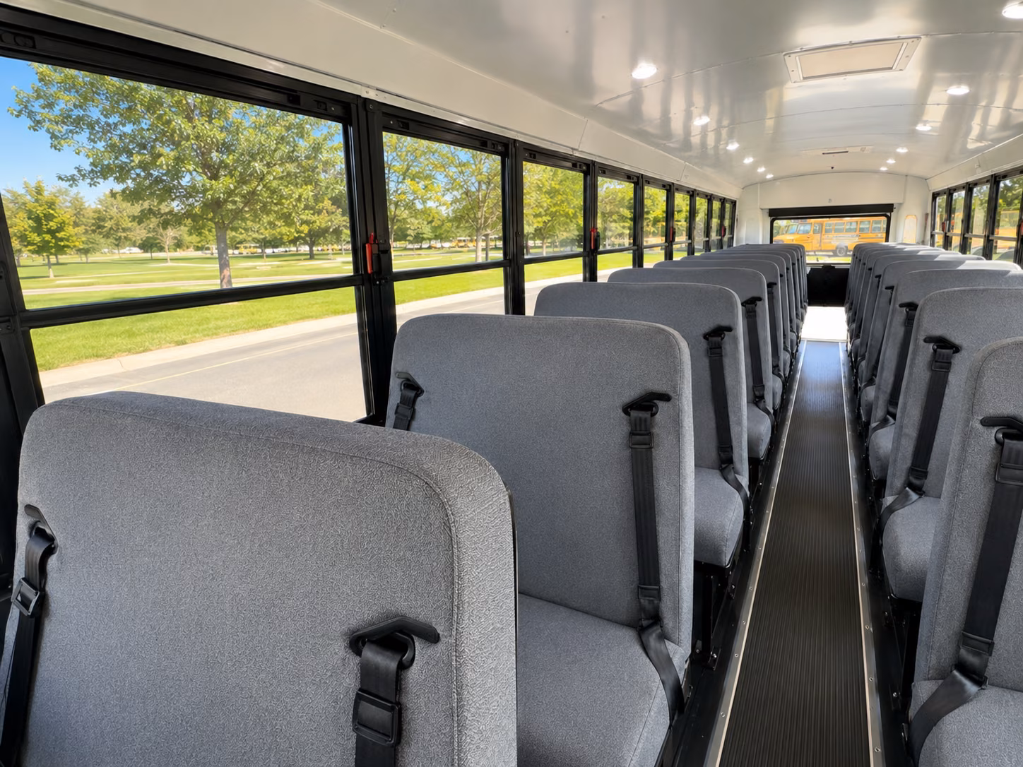 brownsville school bus interior