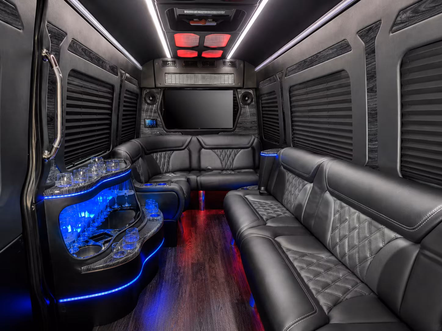 brownsville sprinter limousine interior