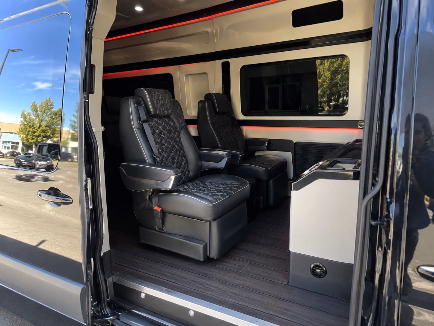 brownsville sprinter van with driver interior