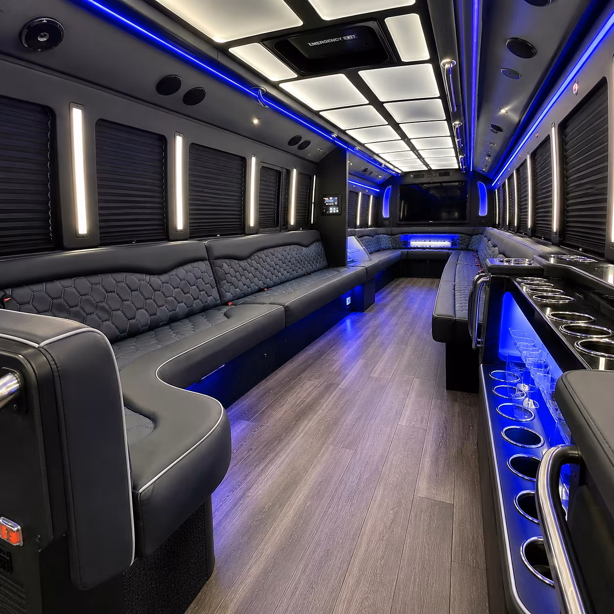 brownsville wedding party bus rental