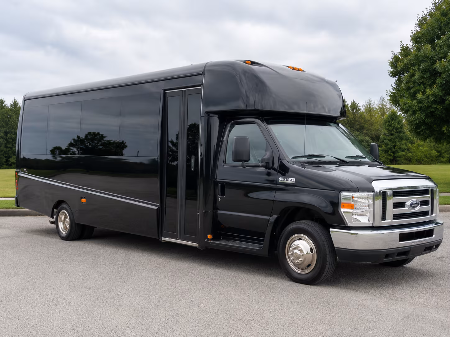 college campus visit buses for brownsville high school students
