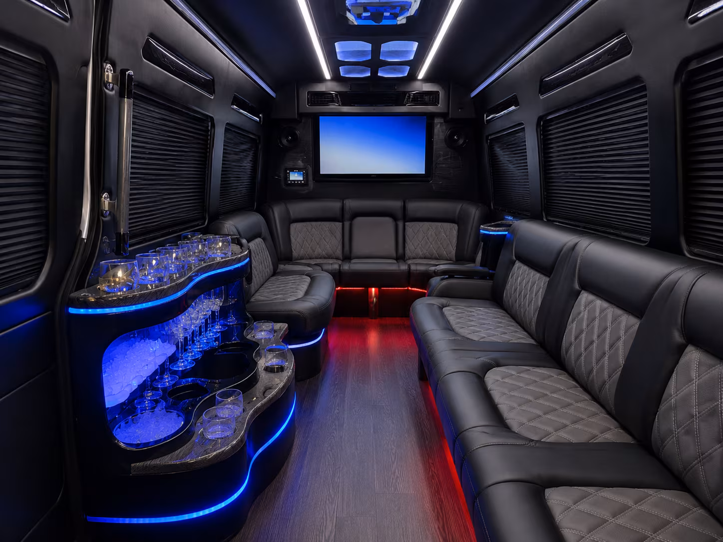 sprinter vans and party buses for birthday wine tours out of brownsville
